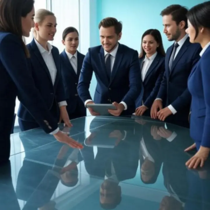 Spotkanie biznesowe z zespołem DigitronixShopPL omawiającym rozwiązania sprzętowe dla firm