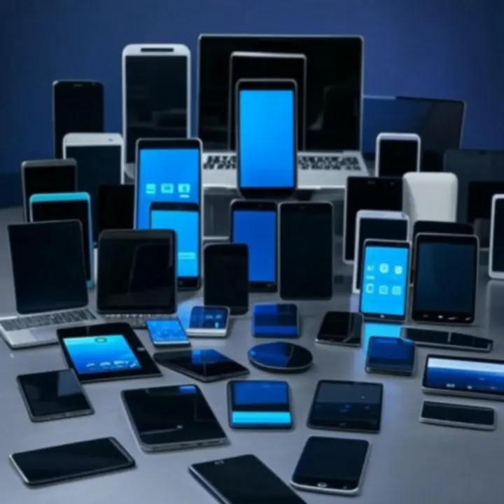 Nowoczesny zestaw urządzeń elektronicznych prezentujących ofertę DigitronixShopPL